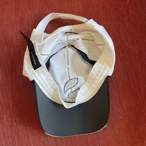 Nike D Dad Men's White Athletic Baseball Cap Embroidered Adjustable Golf Hat - Picture 9 of 9